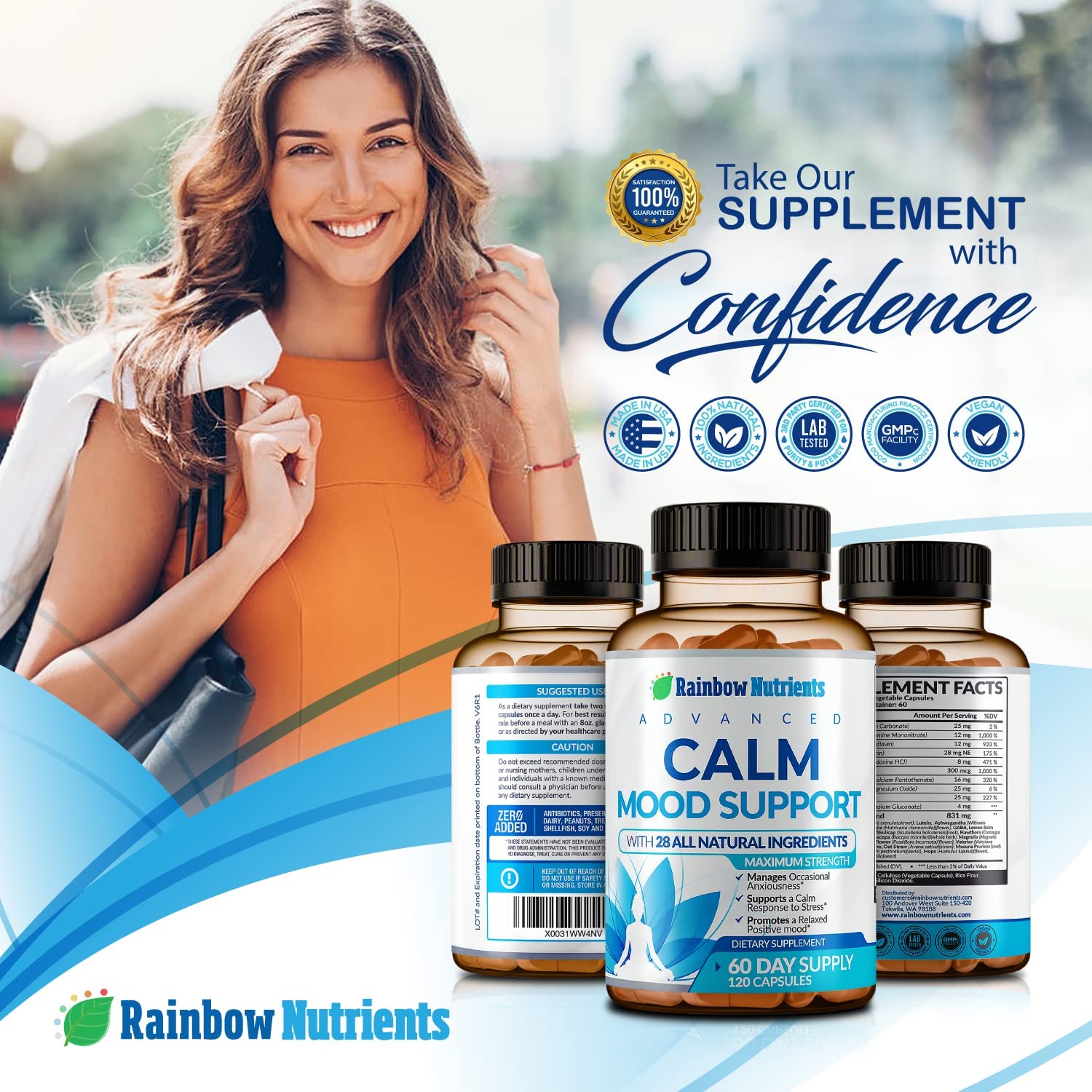 Take our supplement with confidence