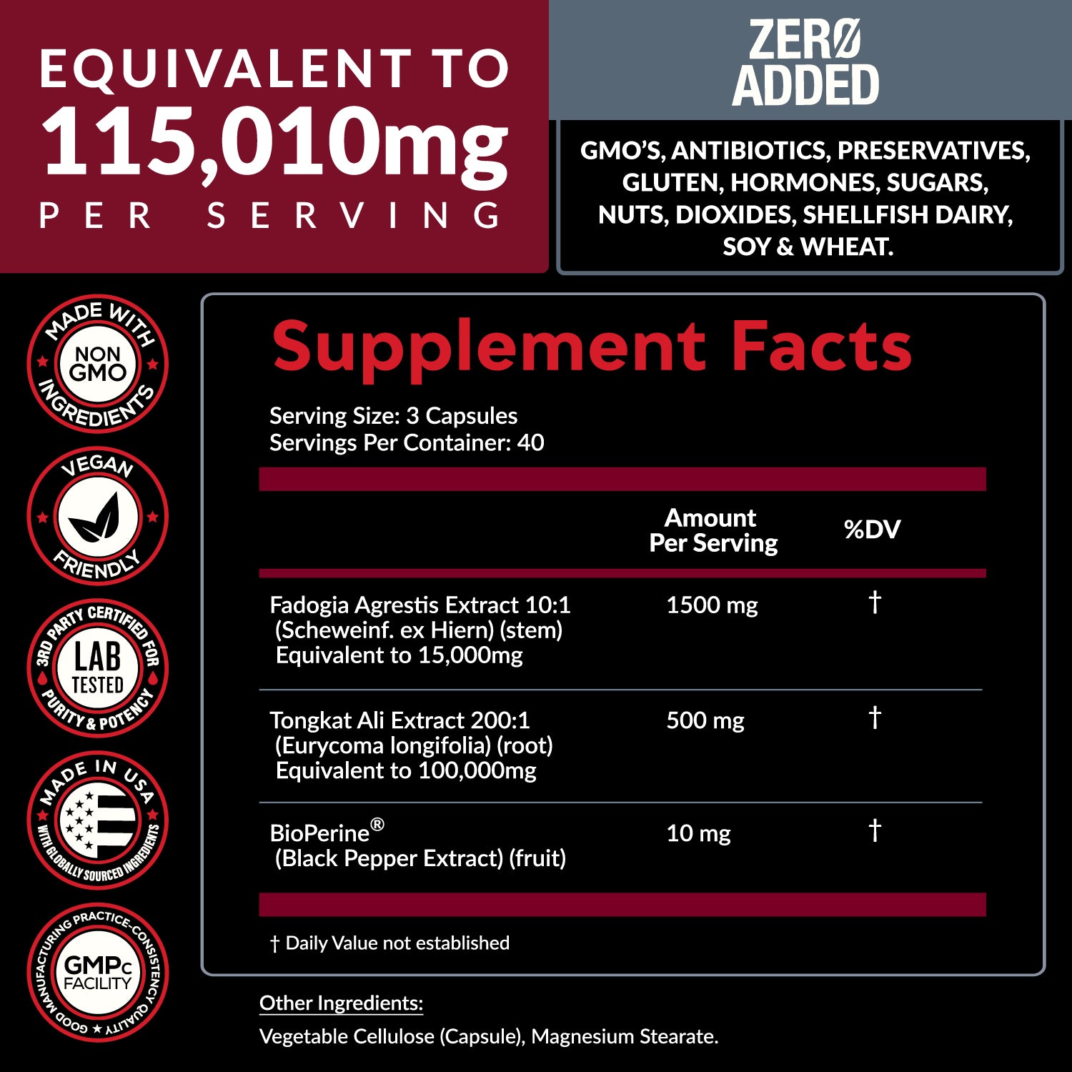 Supplement facts