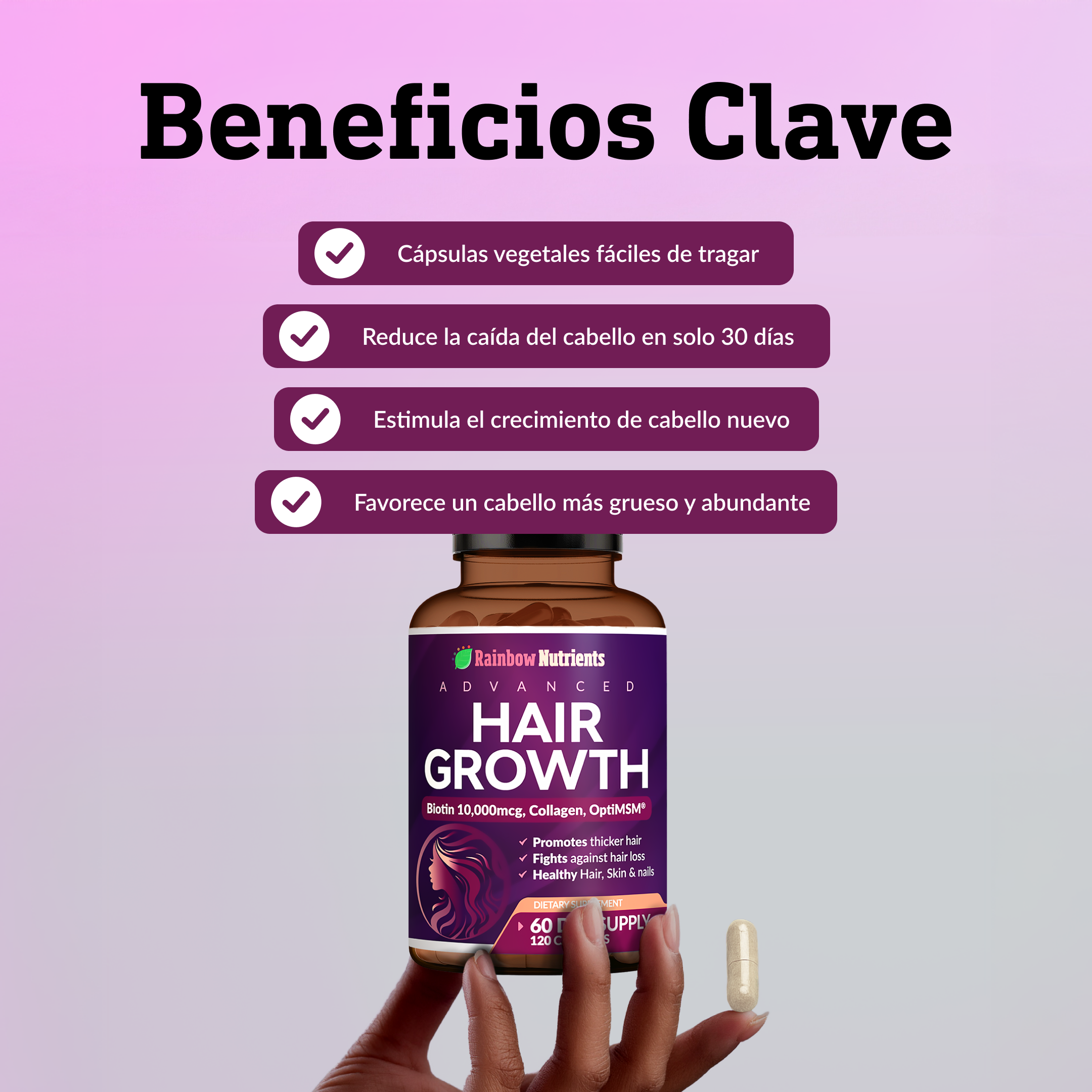Crecimiento Avanzado del Cabello Para Mujeres