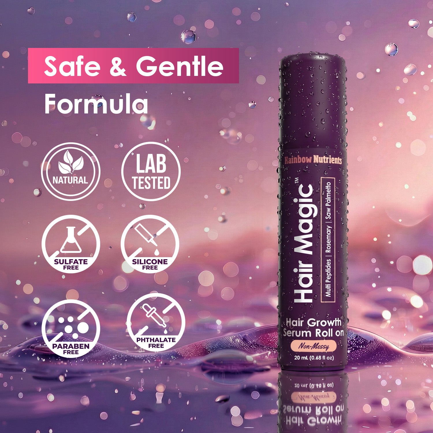 Safe and gentle formula