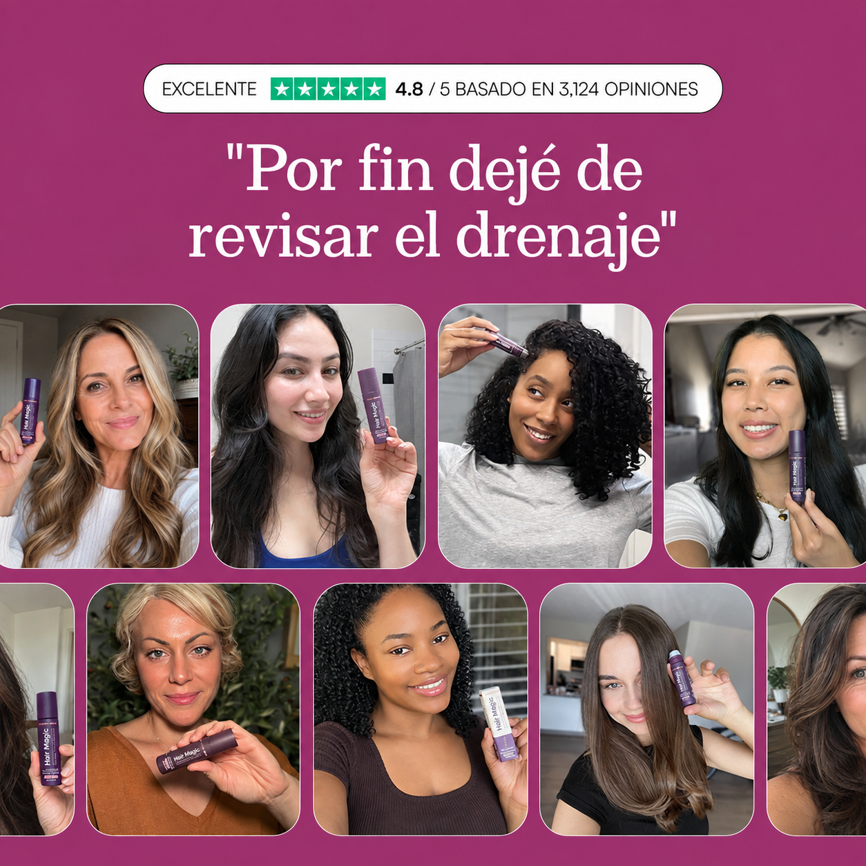 Hair Magic™ Sérum Avanzado de Crecimiento Capilar
